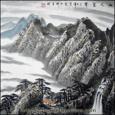 chinese landscape painting - original chinese painting - traditional chinese art